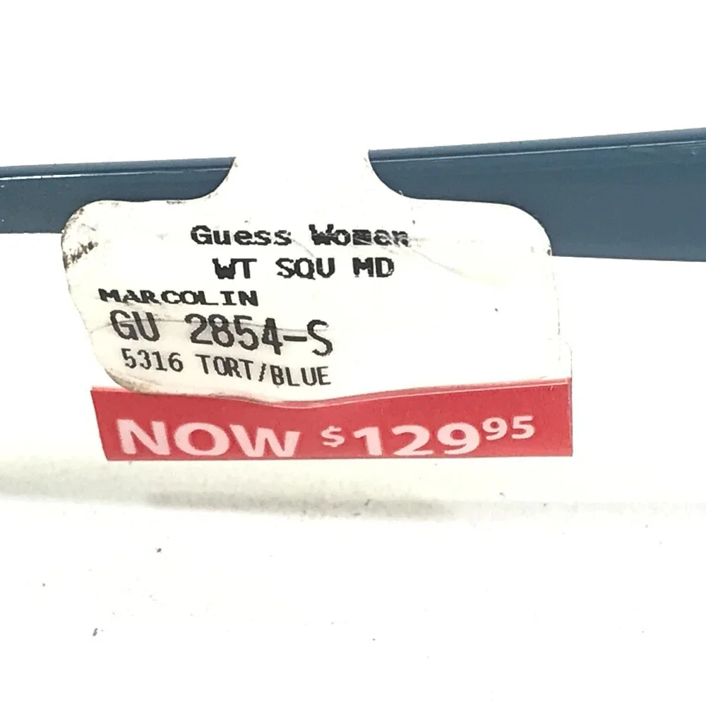 Guess Eyeglasses Frames GU2854-S 092 Blue Tortoise Square Full Rim 53-16-140